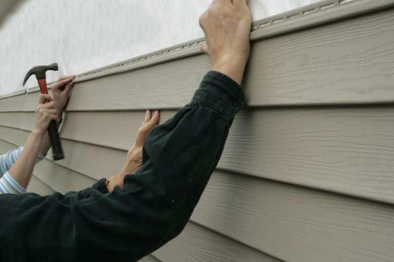 Detail of Siding Seam Repair